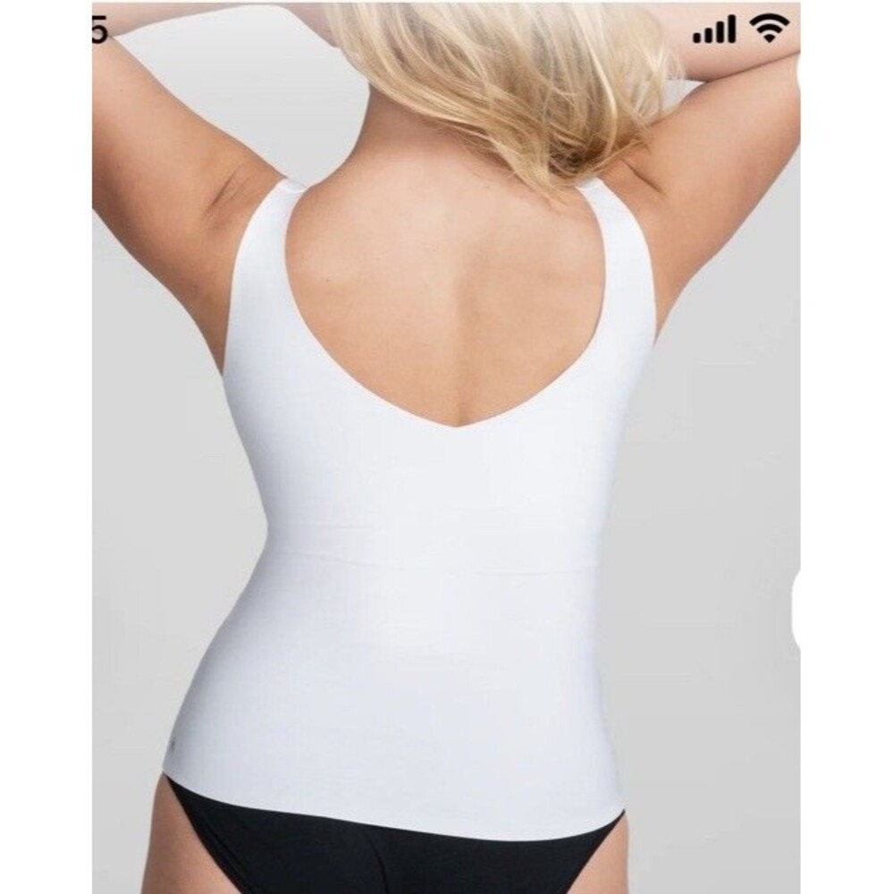 Honeylove LiftWear Tank Astral White Size Large No Pads - Picture 3 of 10